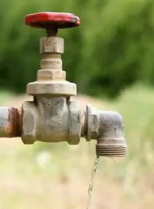 tap dripping in Perth garden