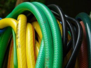 Garden hoses tangled watering Perth