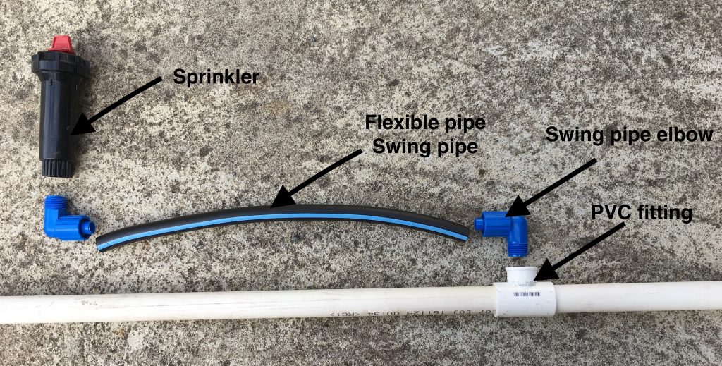 Pop-up sprinkler retic system