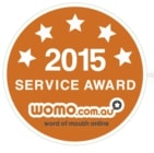 Word of mouth online service award 2015
