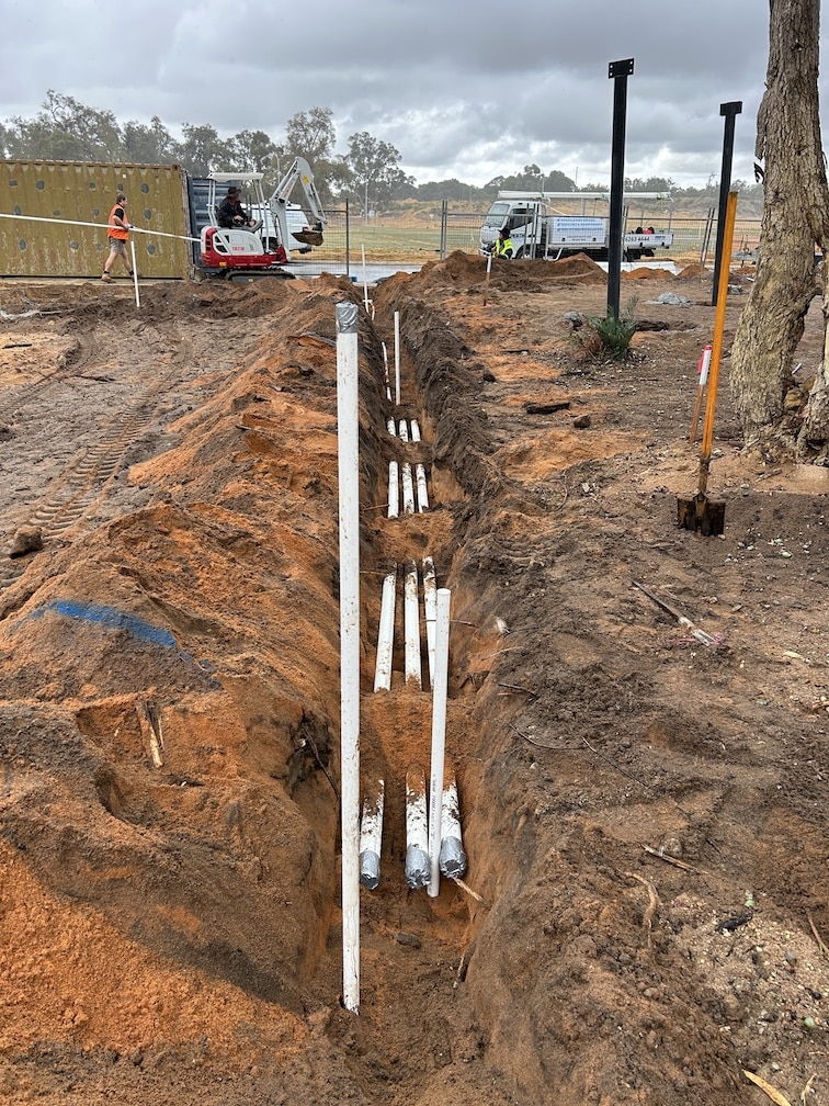 commercial reticulation installation